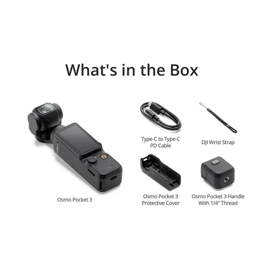 Osmo Pocket 3, Vlogging Camera with 1'' CMOS & 4K/120fps Video, 3-Axis Stabilization, Fast Focusing ULTRA