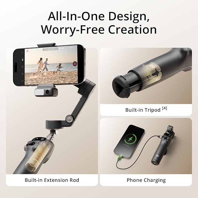 Osmo Pocket 3, Vlogging Camera with 1'' CMOS & 4K/120fps Video, 3-Axis Stabilization, Fast Focusing ULTRA