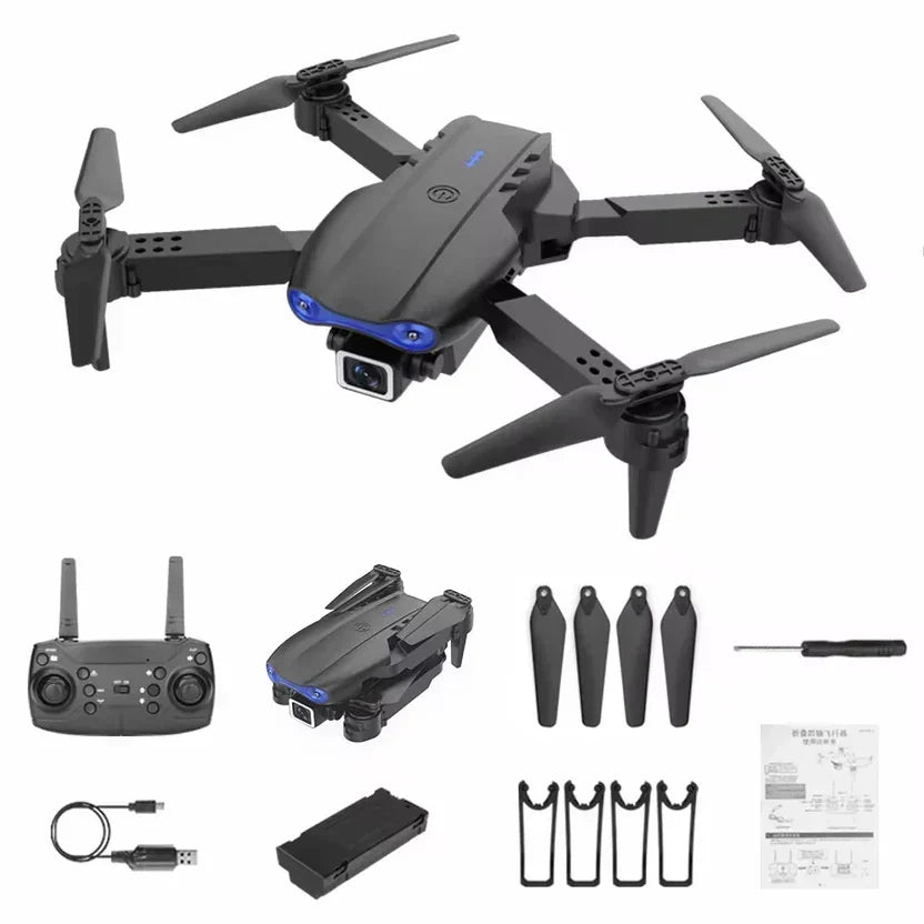 V966 Foldable  HD Camera (Black)with 4k Camera  1080P HD Drone with FPV Live Video, Smart Gestures Selfie !!