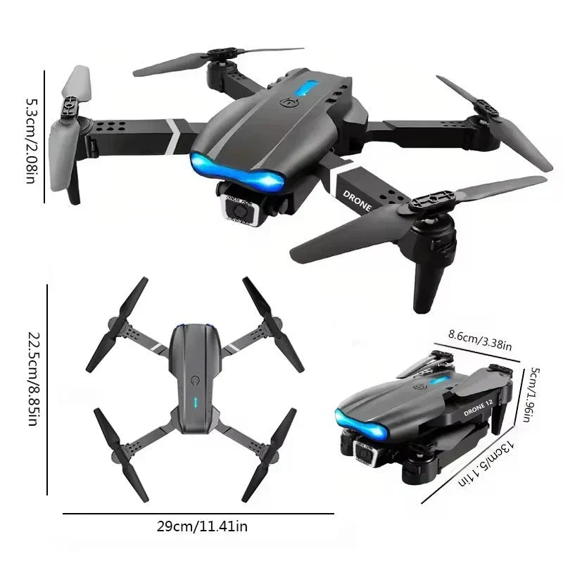 V966 Foldable  HD Camera (Black)with 4k Camera  1080P HD Drone with FPV Live Video, Smart Gestures Selfie !!