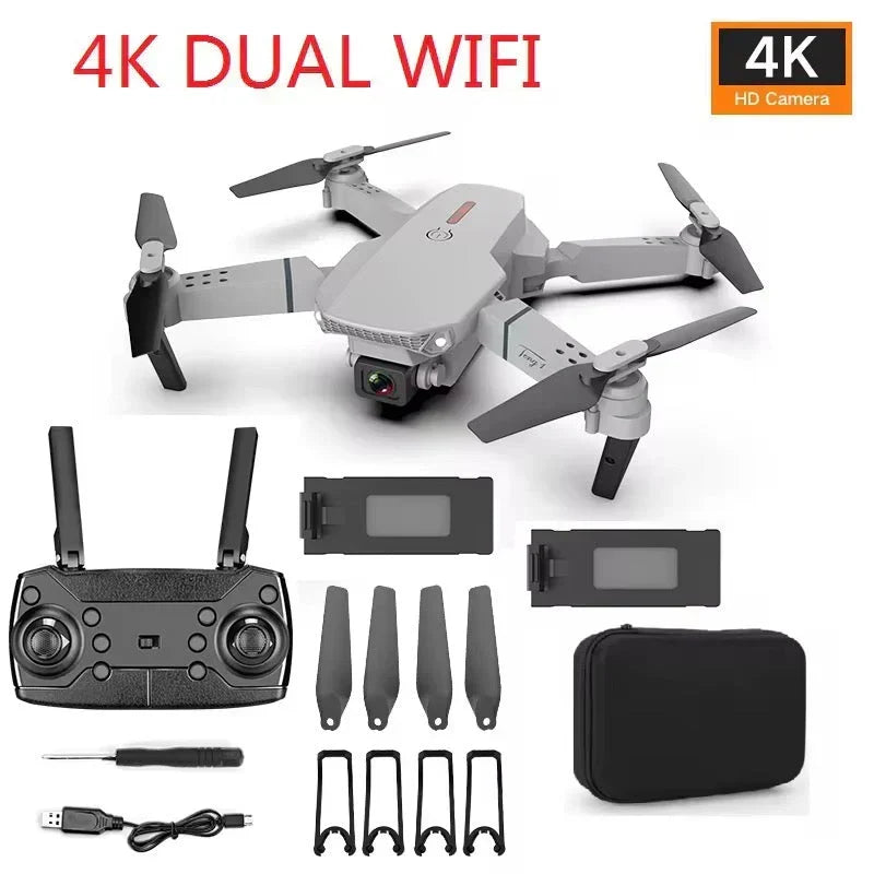 V966 Foldable  HD Camera (Black)with 4k Camera  1080P HD Drone with FPV Live Video, Smart Gestures Selfie !!