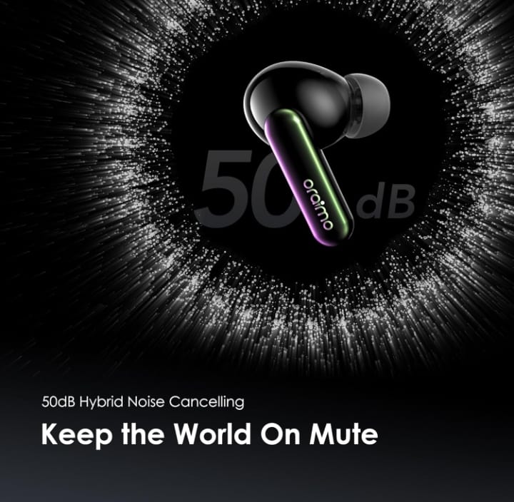 Oraimo SpaceBuds 50dB ANC – Next-Level Noise-Cancelling Bluetooth Earbuds